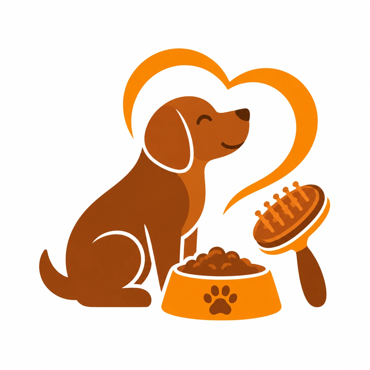 Dog care category icon